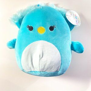 Tiff The Blue Peacock 8" Squishmallow Stuff Animal